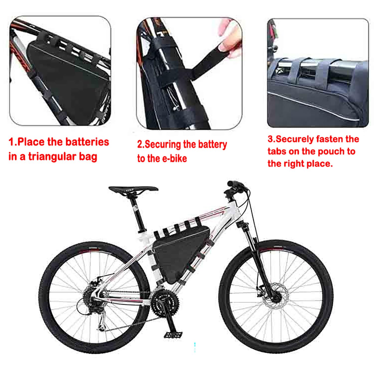 72V 3000W Rear Wheel Motor Kit W/80A 3-Mode Controller DIY Electric Mountain Bike Conversion Kit Speed 80Km/H with UKC1 Color Display 20Ah -30Ah Ebike Triangle Battery,24",72V_30Ah